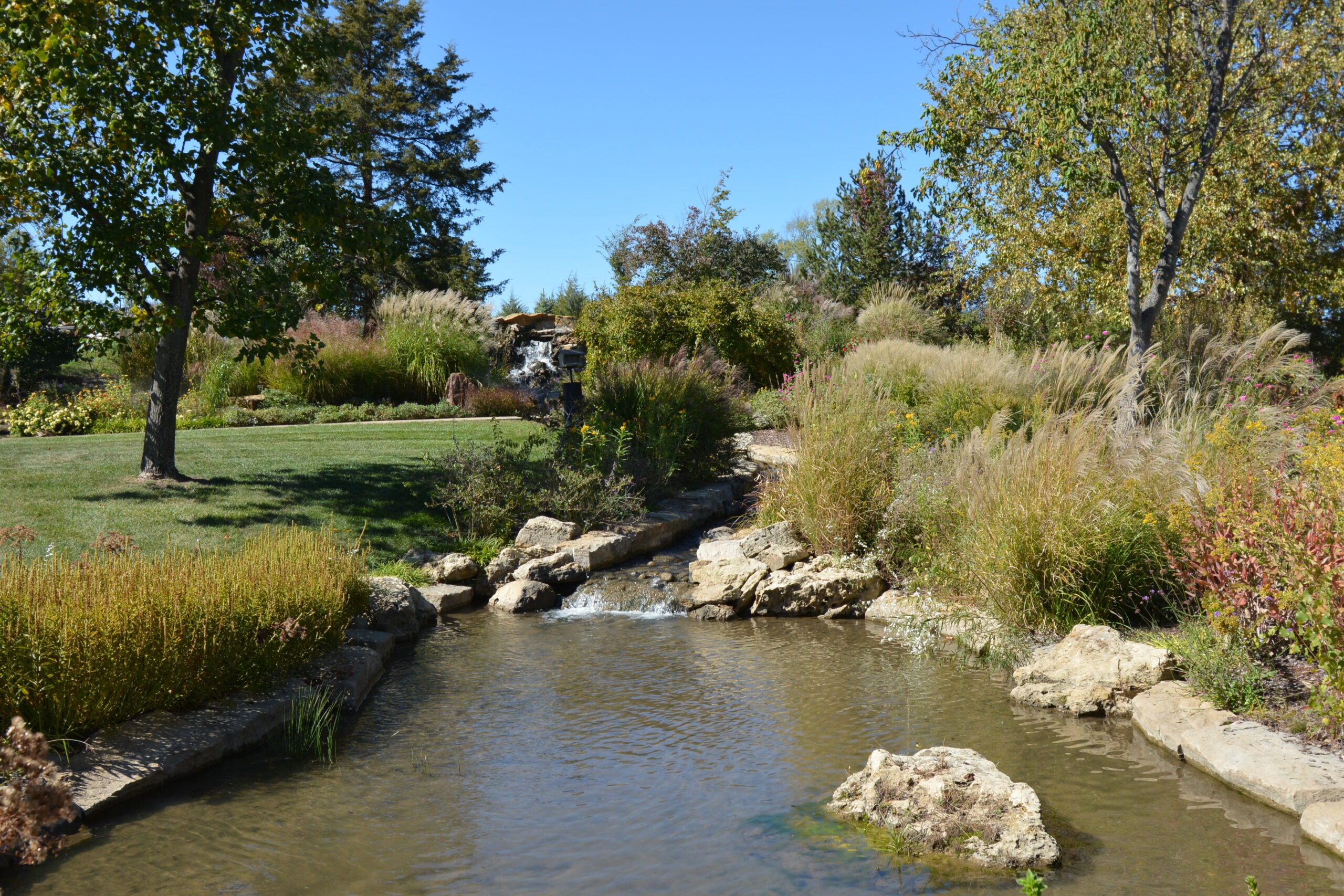 Large Pond Installation