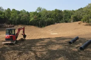 pond dam being rebuilt - pond dam repair cost