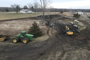 Removing topsoil pond construction - Bulletproof Pond and Lake - Bulletproof Pond and Lake pond construction - pond construction process