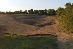 pond excavation in process - pond excavation cost per acre